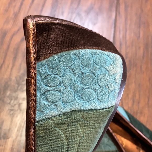 Coach Velvet Patchwork Ballet Flats - Picture 13 of 16